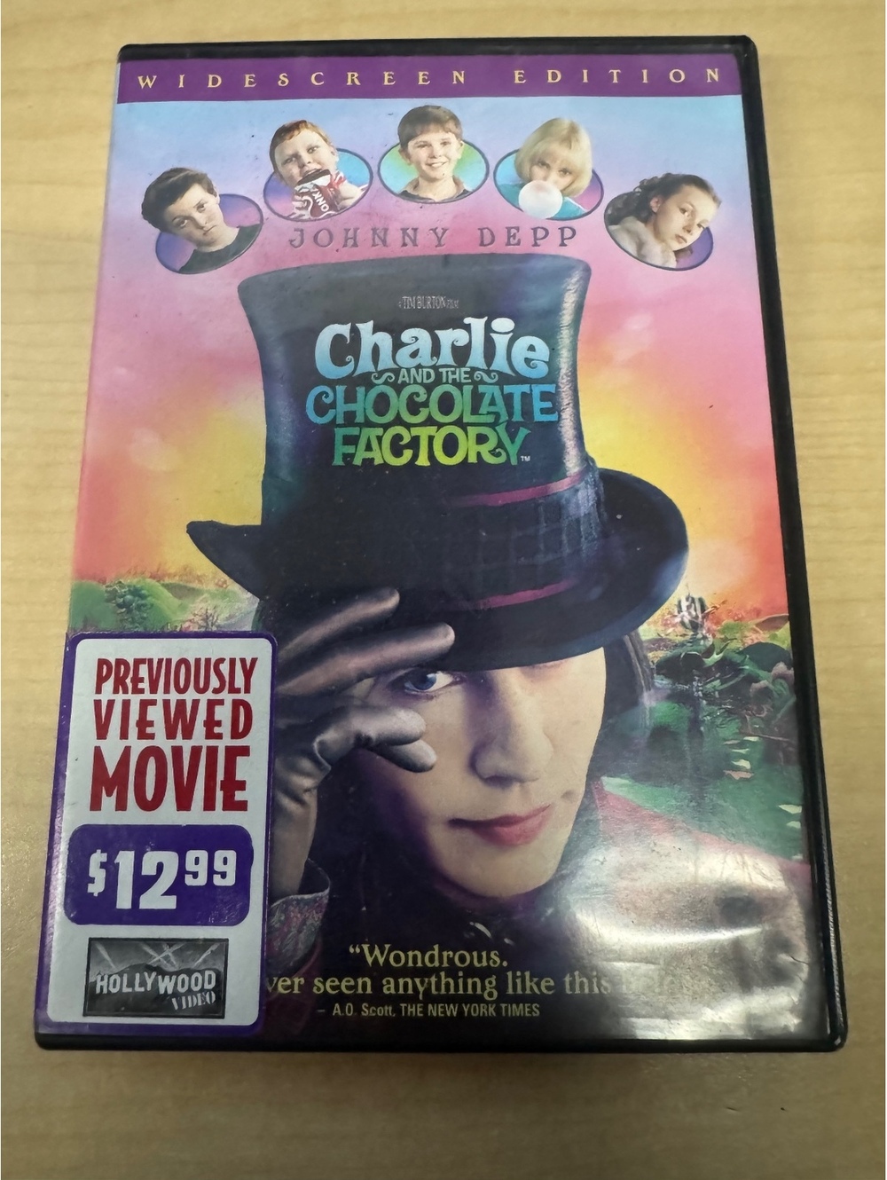 Charlie and the Chocolate Factory DVD Widescreen Edition